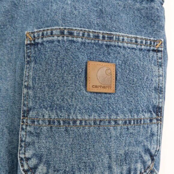 Carhartt Original Dungaree Cargo Style Jeans Size 42x32 - Picture 4 of 7